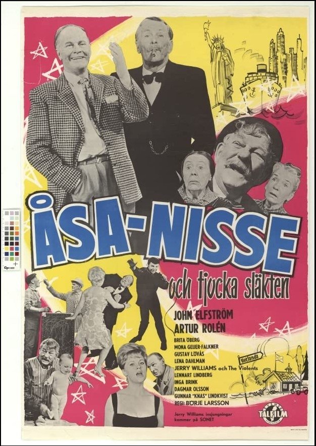 Åsa-Nisse och tjocka släkten poster